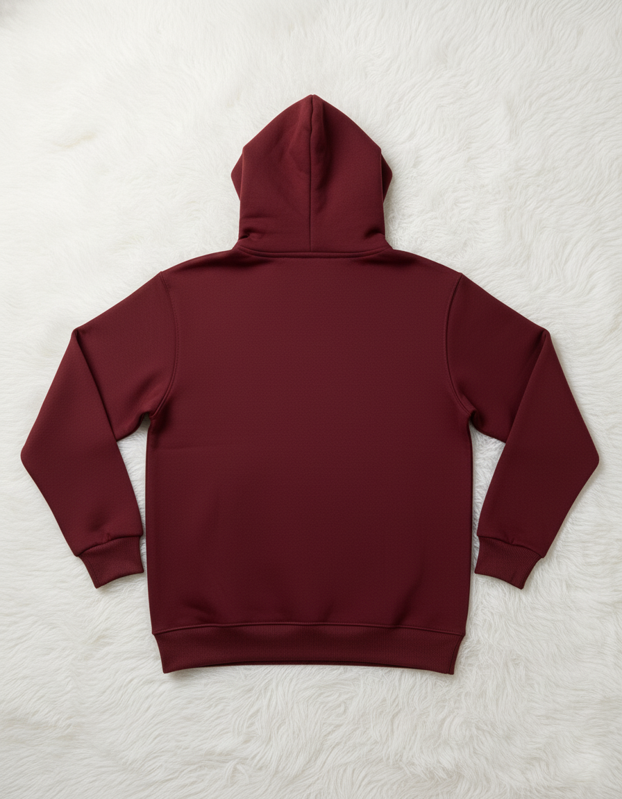 Maroon Graphic Hoodie – “MUZIR BEEYANDUY”