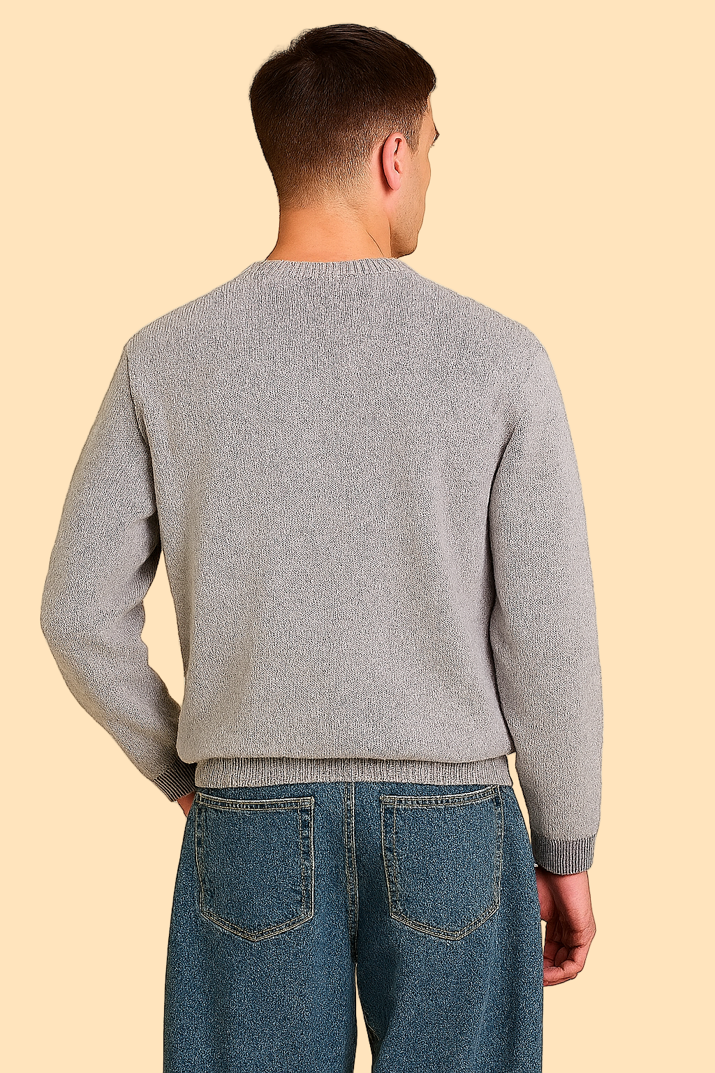 Blue spider sweter