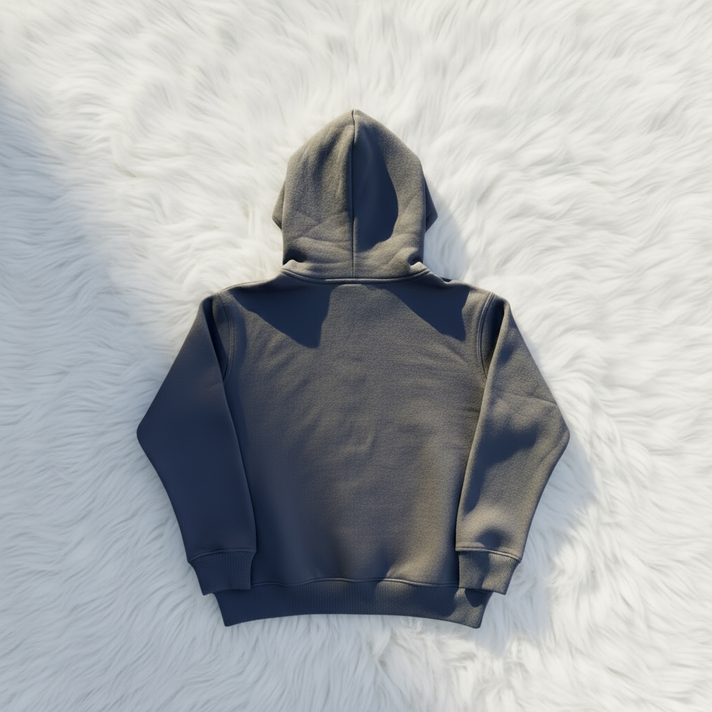 Vintage Patchwork Full-Zip Hoodie.